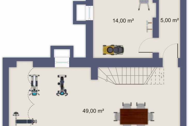 Grundriss Untergeschoss