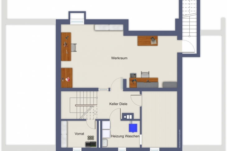 Grundriss Untergeschoss