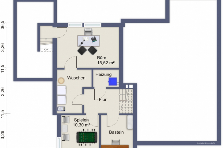 Grundriss Untergeschoss