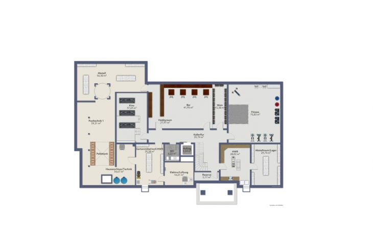 Grundriss Untergeschoss