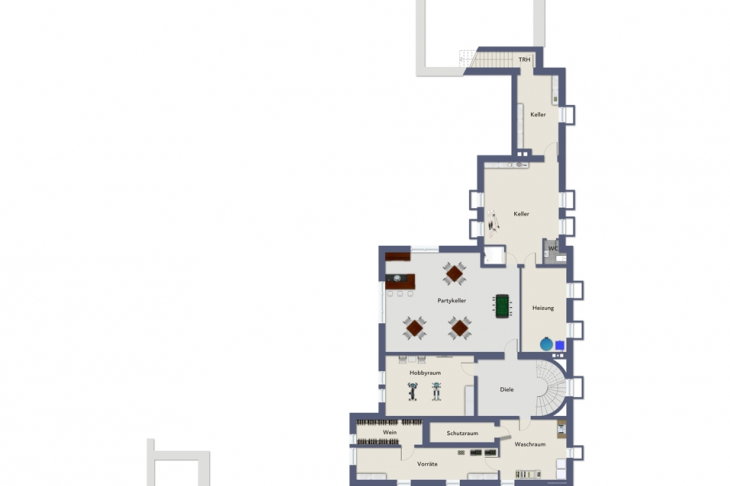 Grundriss Untergeschoss