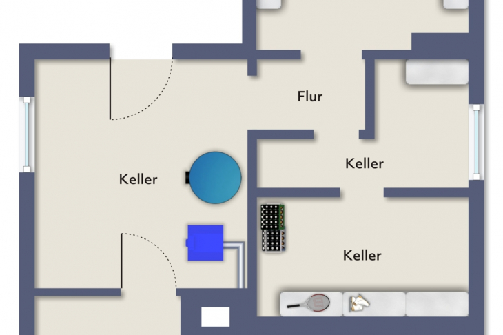 Grundriss Untergeschoss
