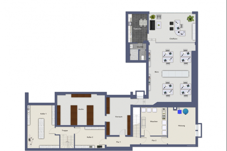 Grundriss Untergeschoss