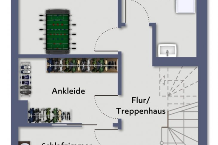 Grundriss Untergeschoss
