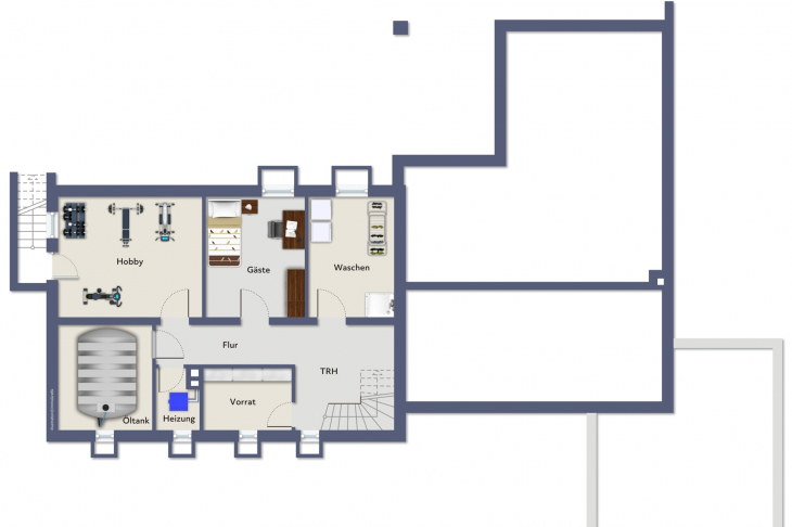 Grundriss Untergeschoss