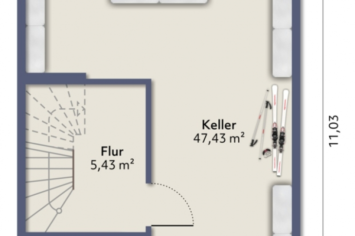 Grundriss Untergeschoss