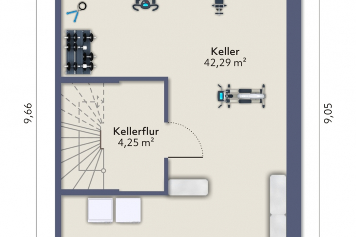 Grundriss Untergeschoss