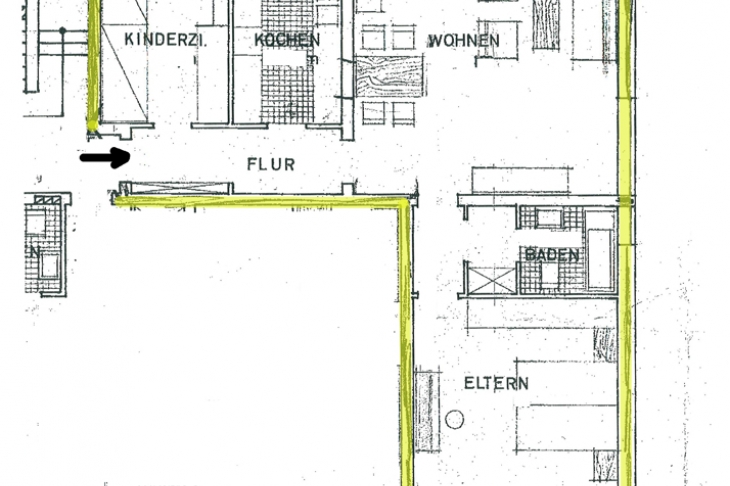 Grundriss Wohnung