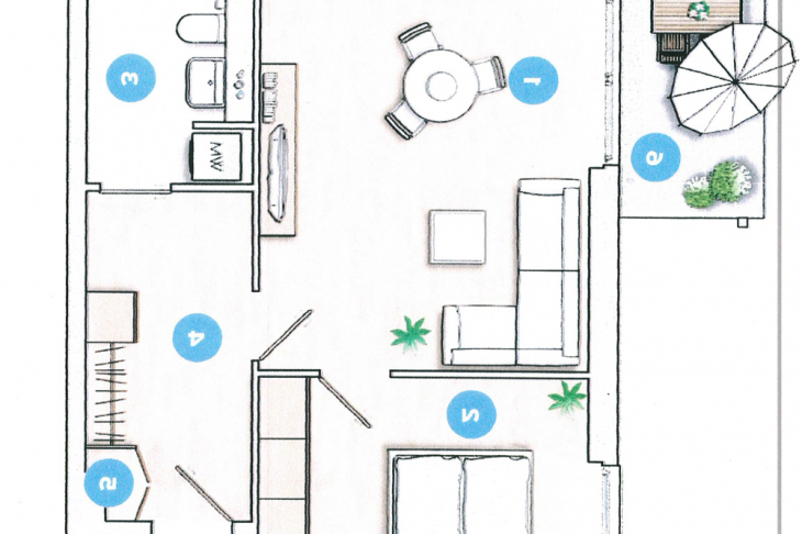 Grundriss Wohnung 