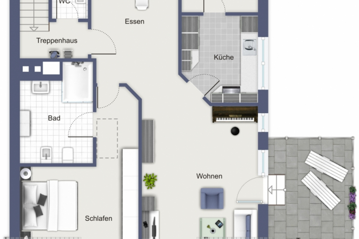Grundriss Wohnung