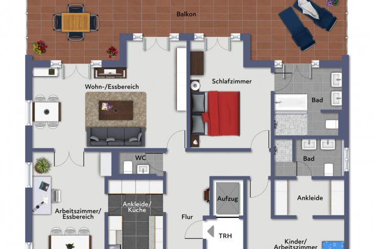 Grundrisse Obergeschoss