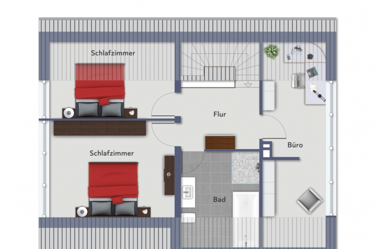 Gundriss Dachgeschoss