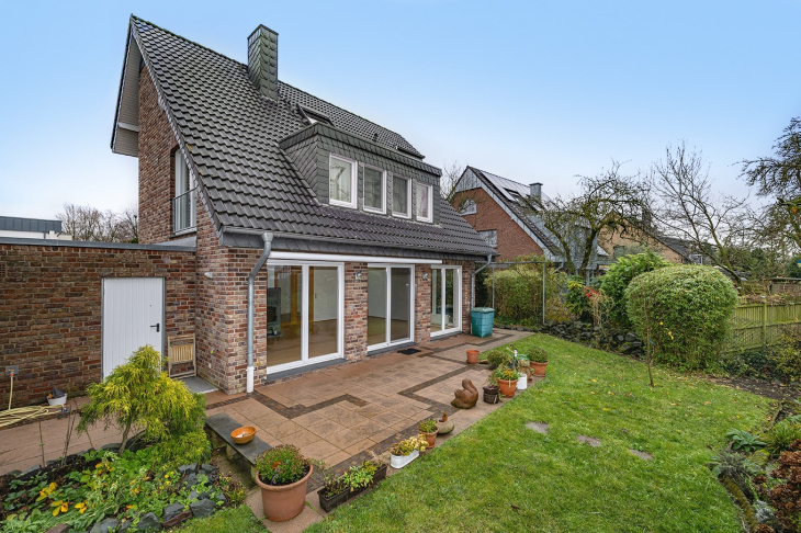 Hausansicht Gartenseite