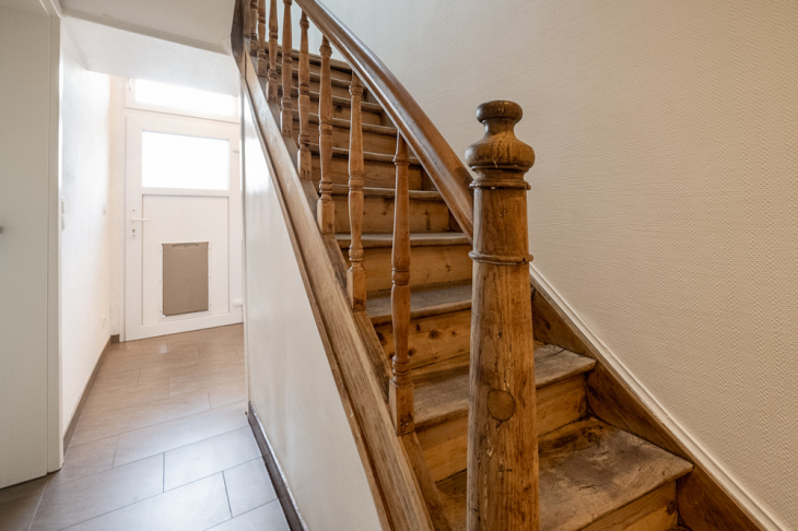historische Holztreppe