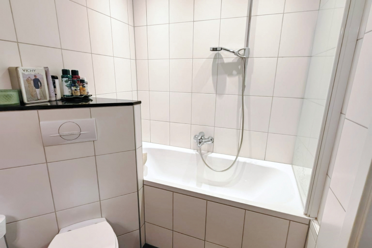 Innenliegendes Wannenbad