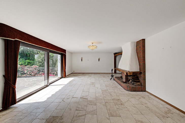 Kamin im Wohnzimmer