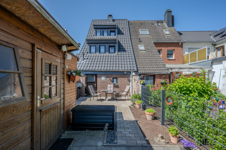 Kleiner, aber feiner Outdoorbereich