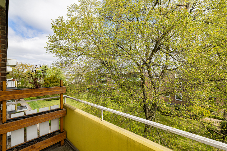kleiner Balkon an der Küche