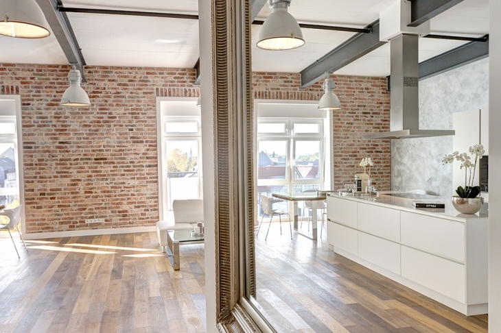 Loftflair durch einzigartige Bauweise