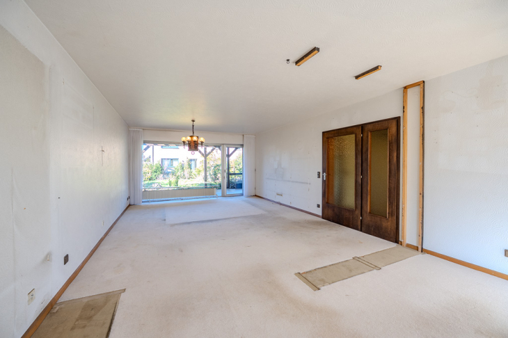 ... mit Blick in den Garten