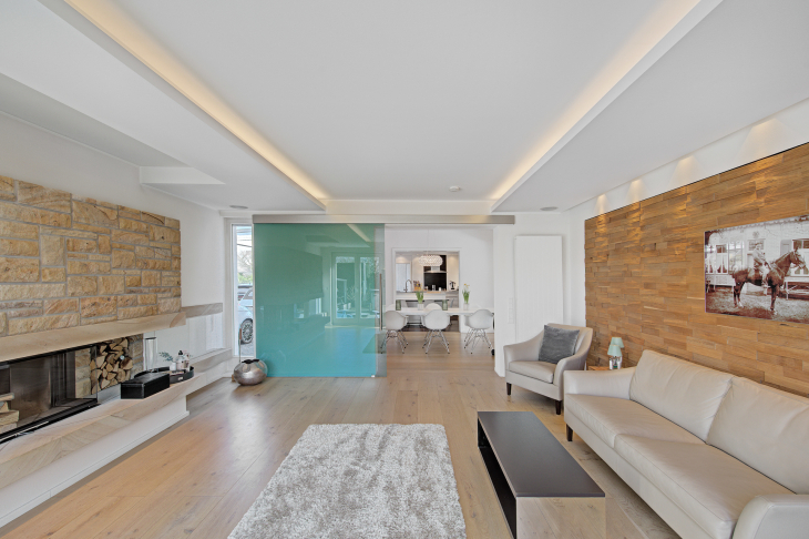 Moderne, offene Raumgestaltung