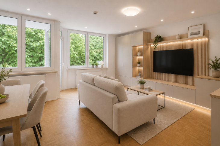 Modernisierungsvorschlag Wohnzimmer