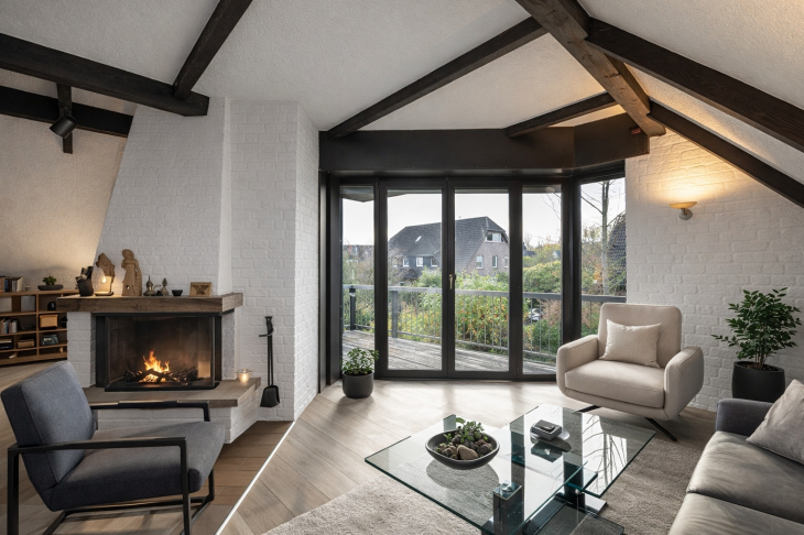 Modernisierungsvorschlag Wohnzimmer mit Kamin 2