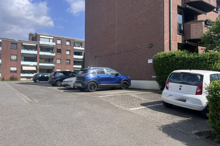 Parkplatz am Haus mit eigenem Stellplatz