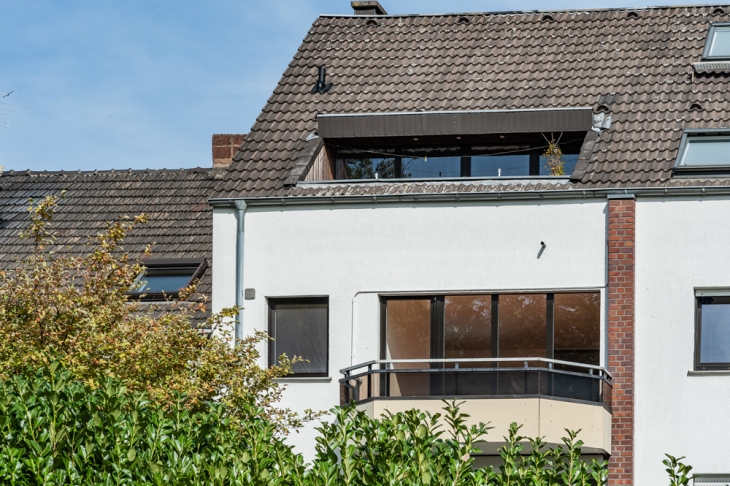 Rückansicht Balkon