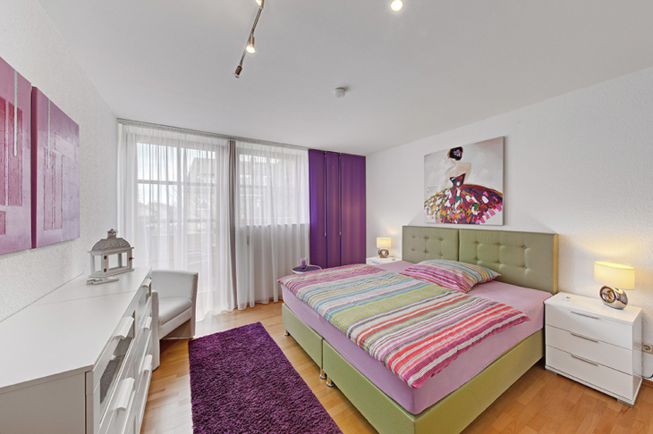 Schlafzimmer I mit Balkon