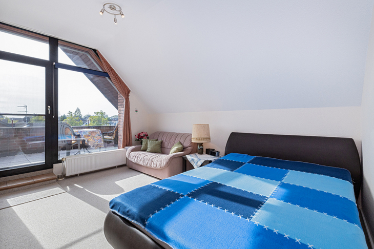 Schlafzimmer ll im Dachgeschoss