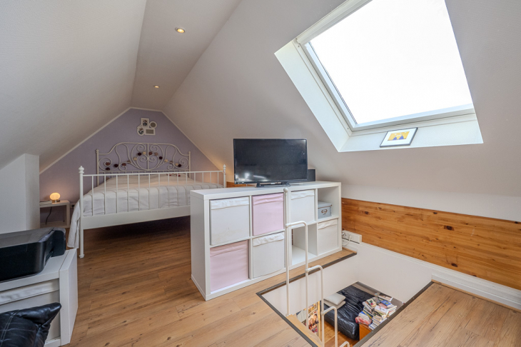 Spitzboden: wohnlich ausgebaute Nutzfläche