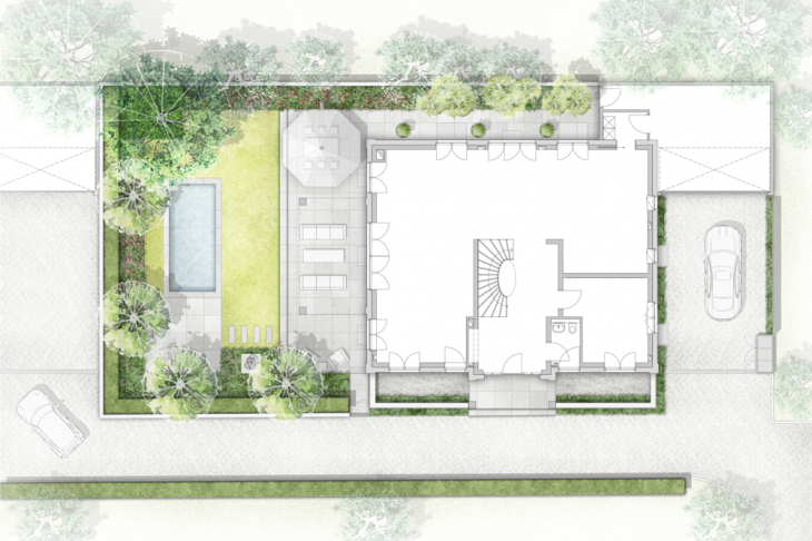 Stadtwald-Villa_Gartenplanung_alternativ_Option_mit_Pool_Visualisierung