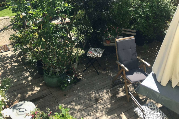 Terrasse am Haus