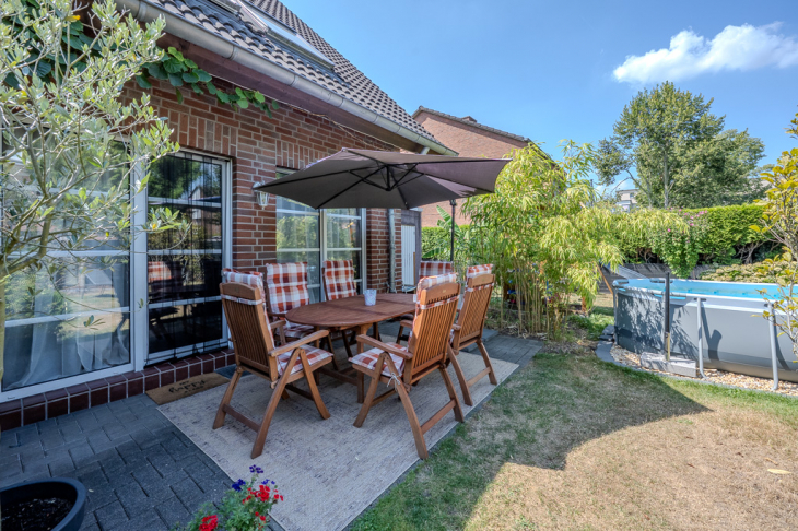 Terrasse am Haus