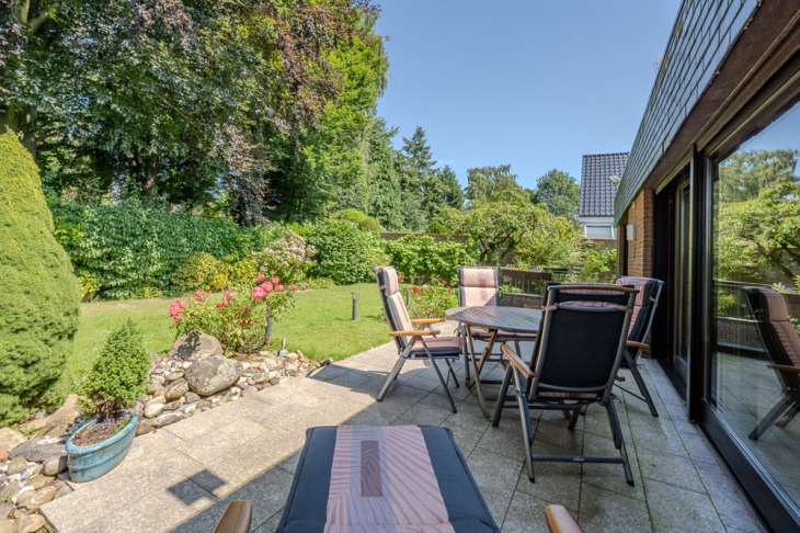 Terrasse am hinteren Garten