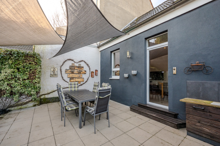 Terrasse am Wohnbereich