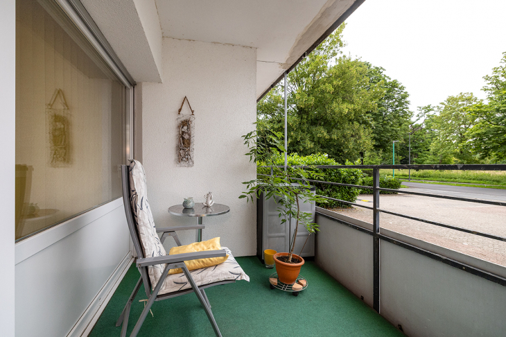überdachte Loggia