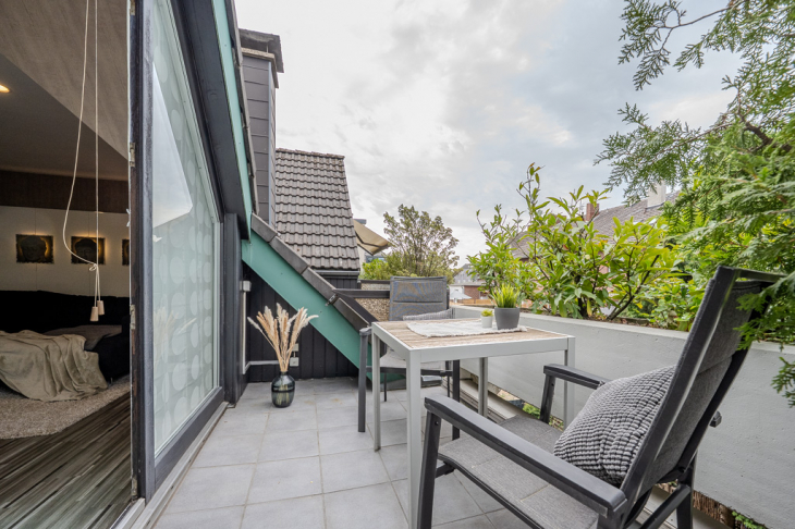 umlaufender Balkon