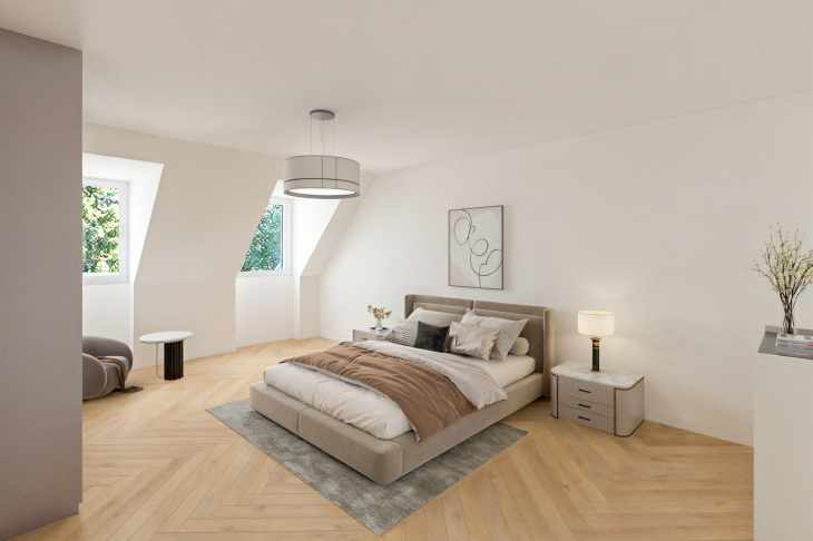 Visualisierung Elternschlafzimmer