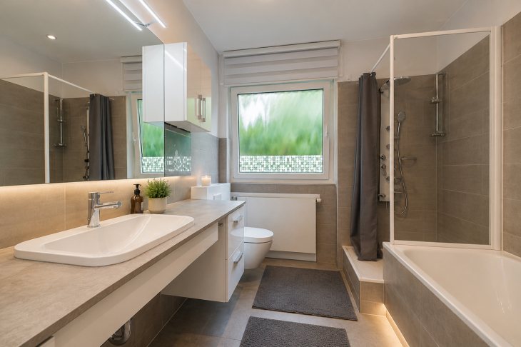 Visualisierung, Modernisierungsvorschlag Badezimmer