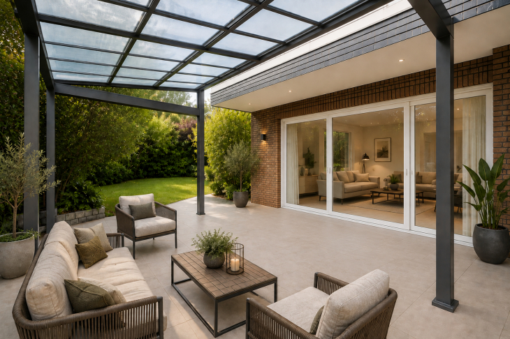 Visualisierung, Modernisierungsvorschlag Terrasse