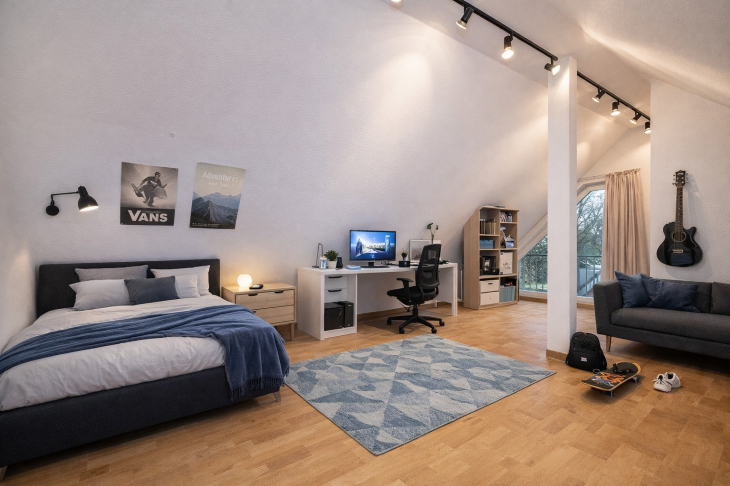 Visualisierung Spitzboden