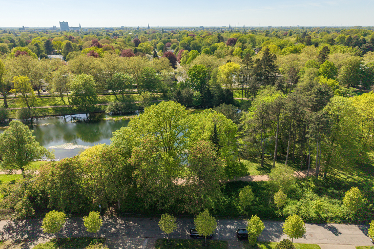 Vogelperspektive Blick Kaiserpark