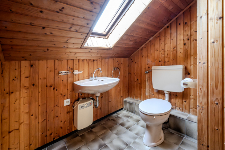 WC im Dachgeschoss