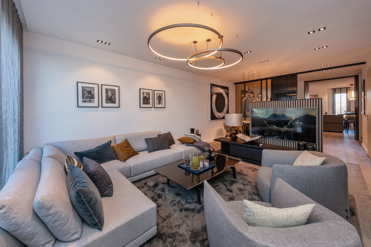 Wohnbeispiel Musterhaus Doppelhausvilla