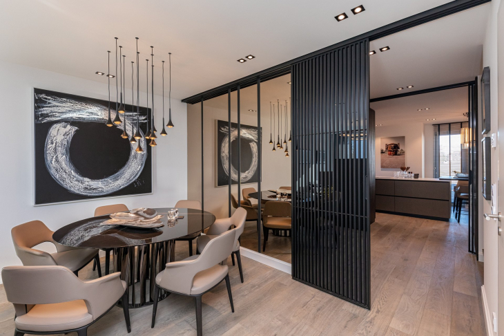 Wohnbeispiel Musterhaus Doppelhausvilla