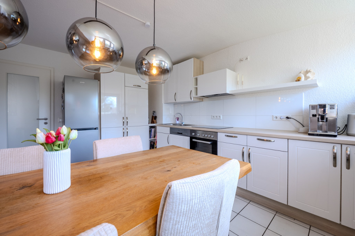Wohnküche mit Essplatz - Wohnung DG