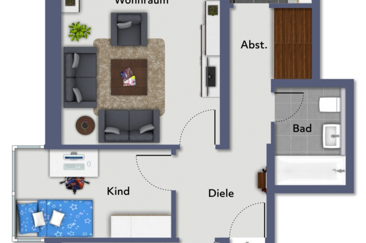 Wohnung 1.OG links