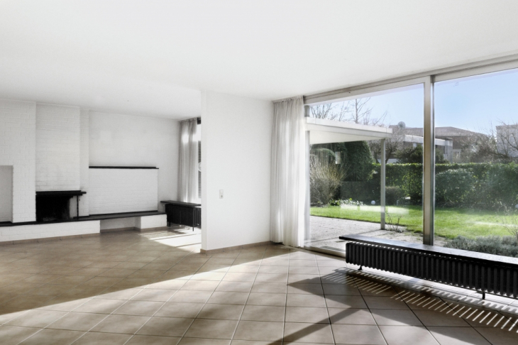 Wohnzimmer mit Kamin
